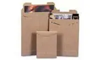 Rigid "Layflat" Mailers Kraft and White